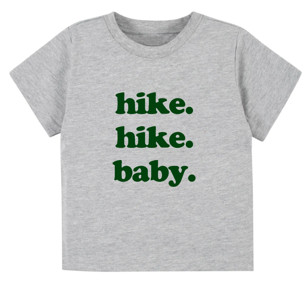 Hike. Hike. Baby.- Children's shirt and infant bodysuit - Summit and Nest