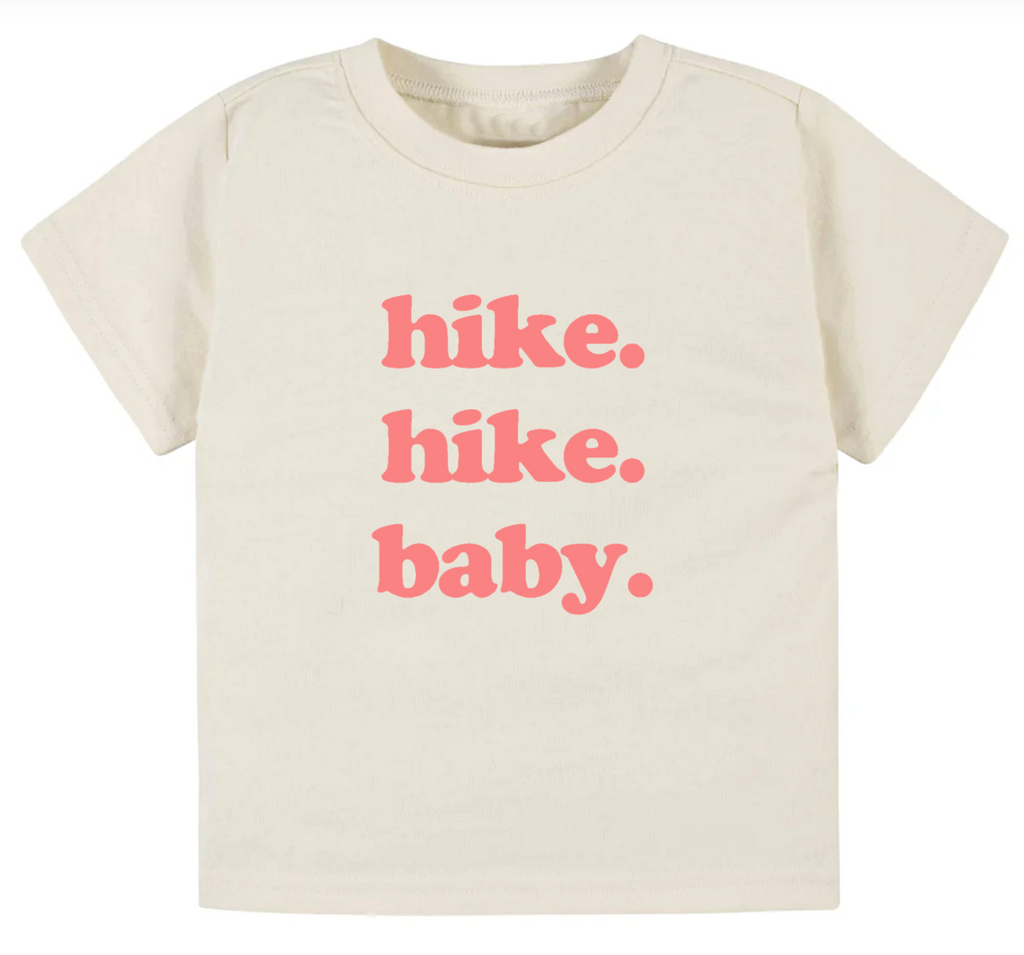 Hike. Hike. Baby.- Children's shirt and infant bodysuit - Summit and Nest