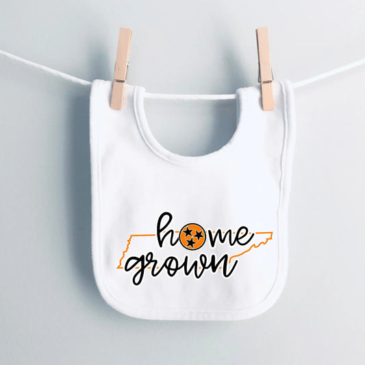 Homegrown Tennessee- Cotton infant bib - Summit and Nest