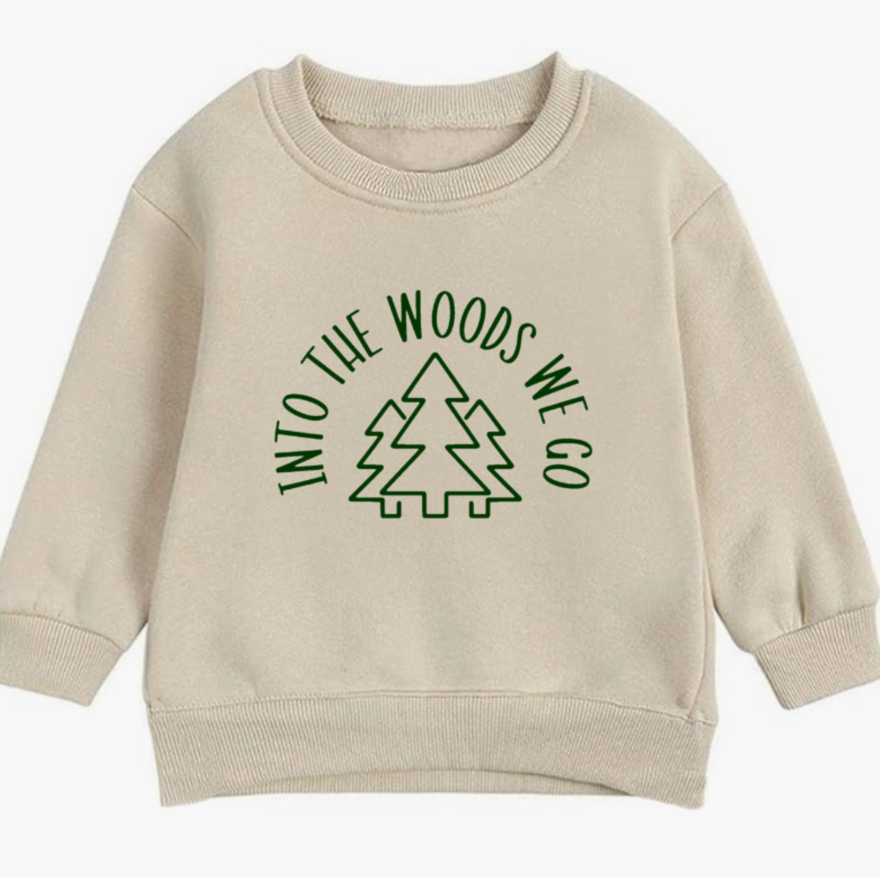 Into the woods we go- Organic cotton infant and toddler sweatshirt - Summit and Nest