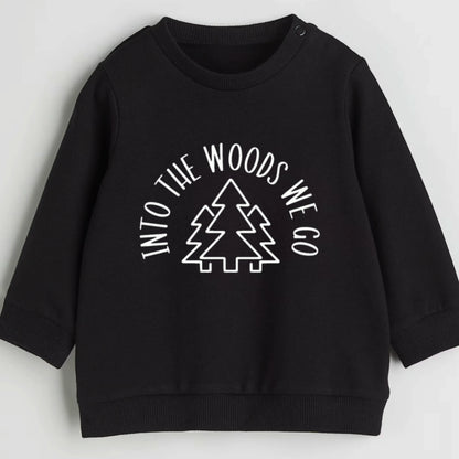 Into the woods we go- Organic cotton infant and toddler sweatshirt - Summit and Nest