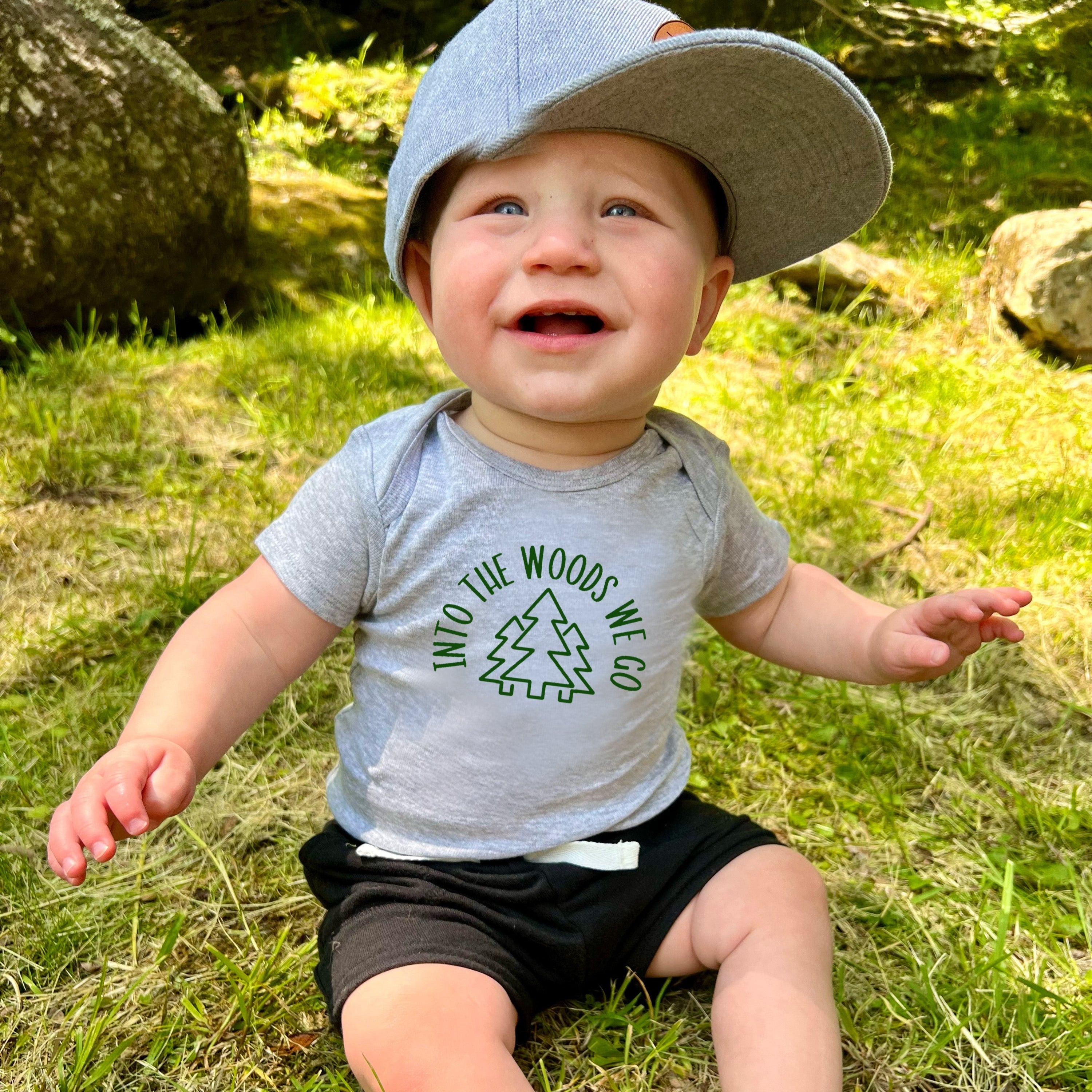 Into the woods we go- Children's shirt and infant bodysuit - Summit and Nest