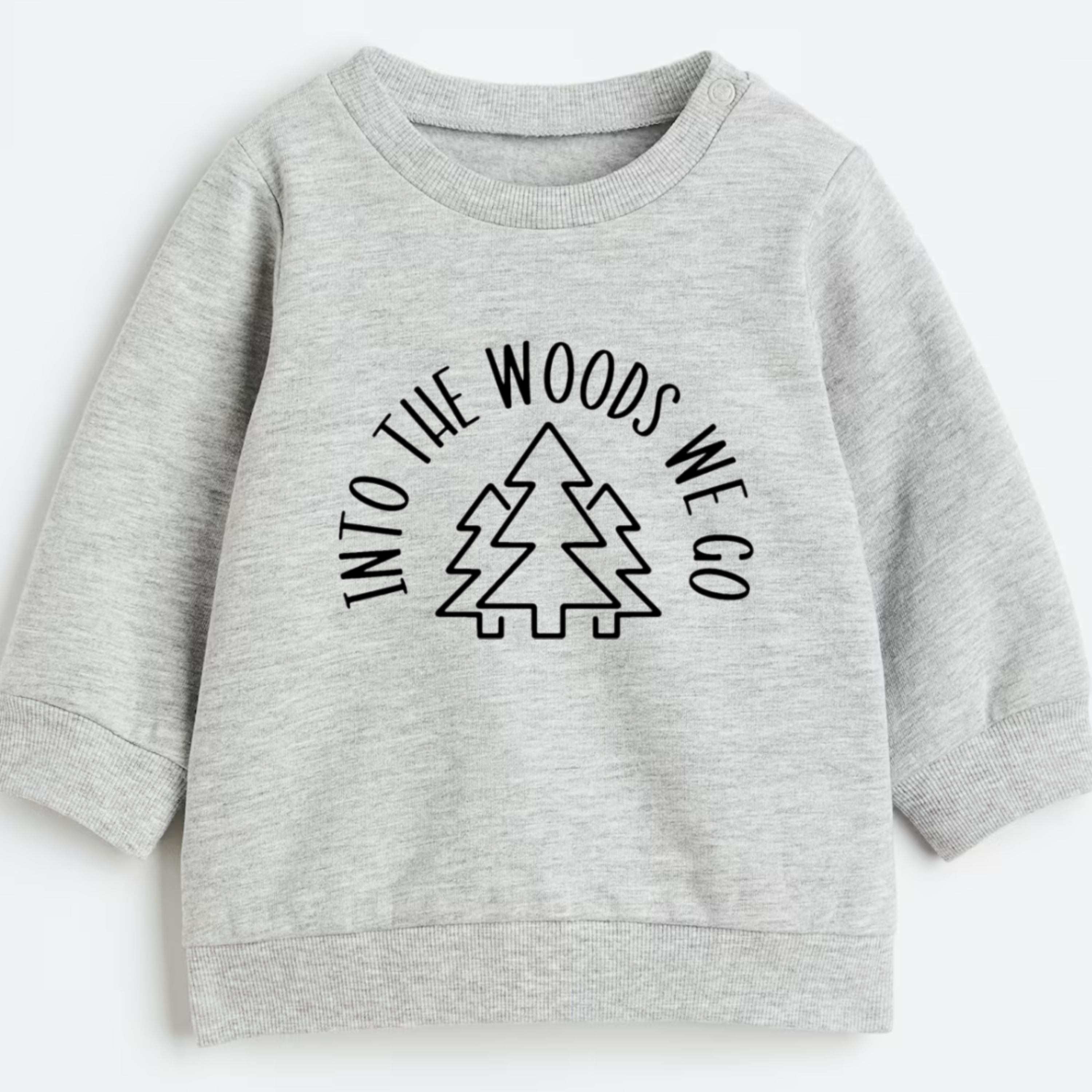 Into the woods we go- Organic cotton infant and toddler sweatshirt - Summit and Nest