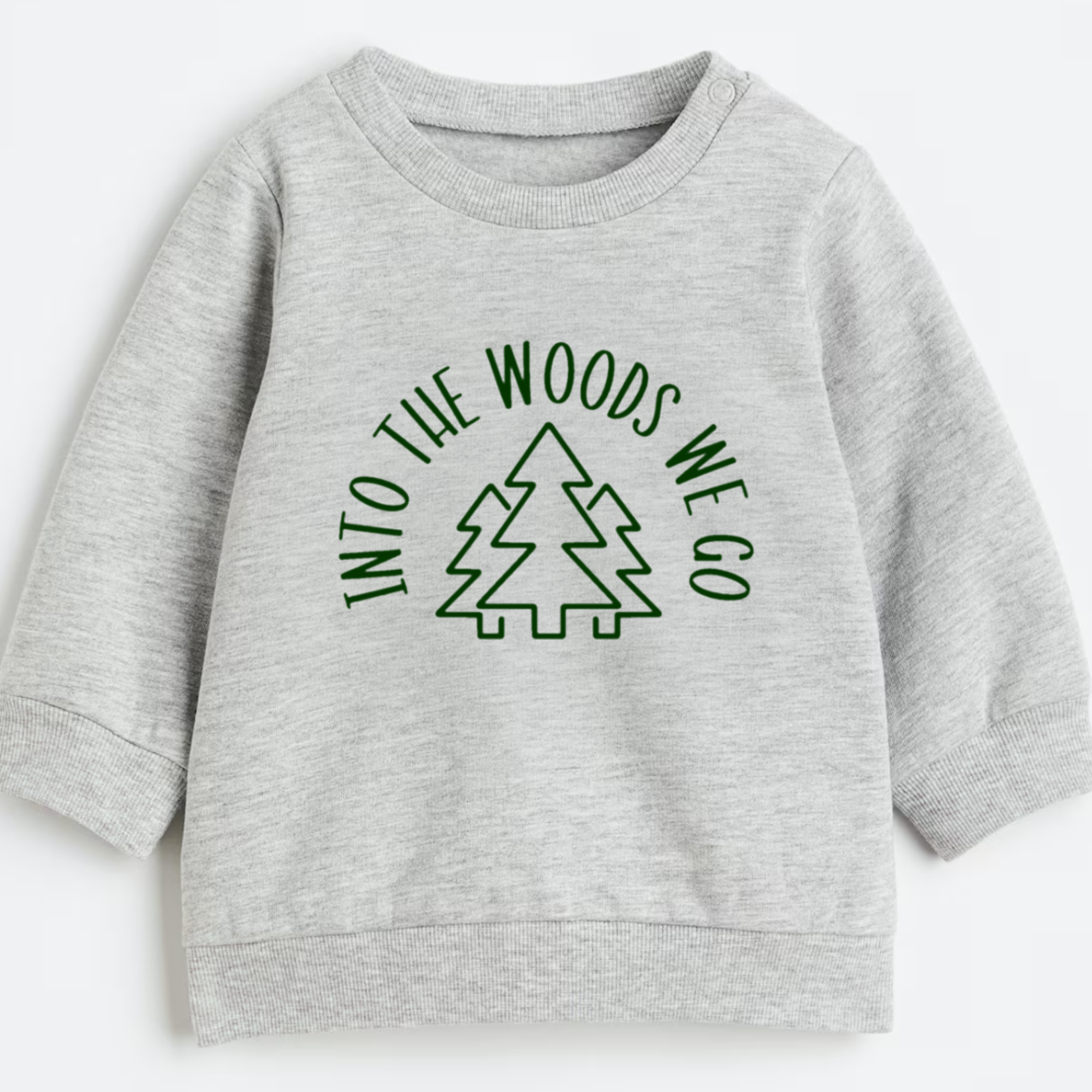 Into the woods we go- Organic cotton infant and toddler sweatshirt - Summit and Nest
