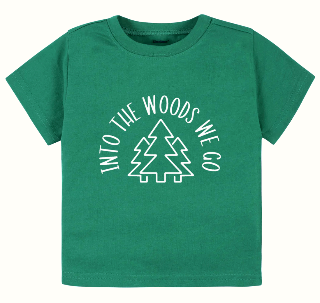 Into the woods we go- Children's shirt and infant bodysuit - Summit and Nest