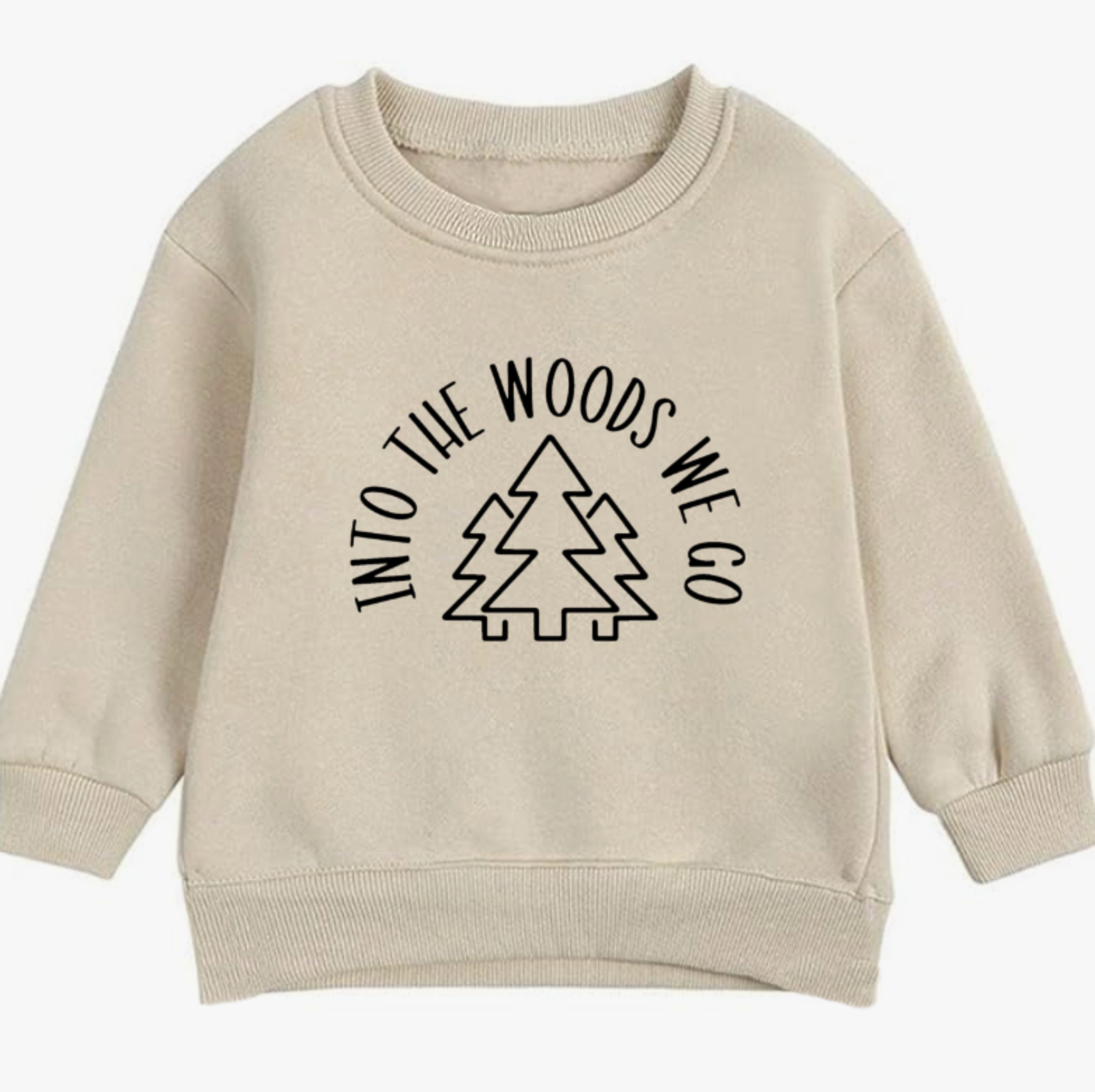 Into the woods we go- Organic cotton infant and toddler sweatshirt - Summit and Nest