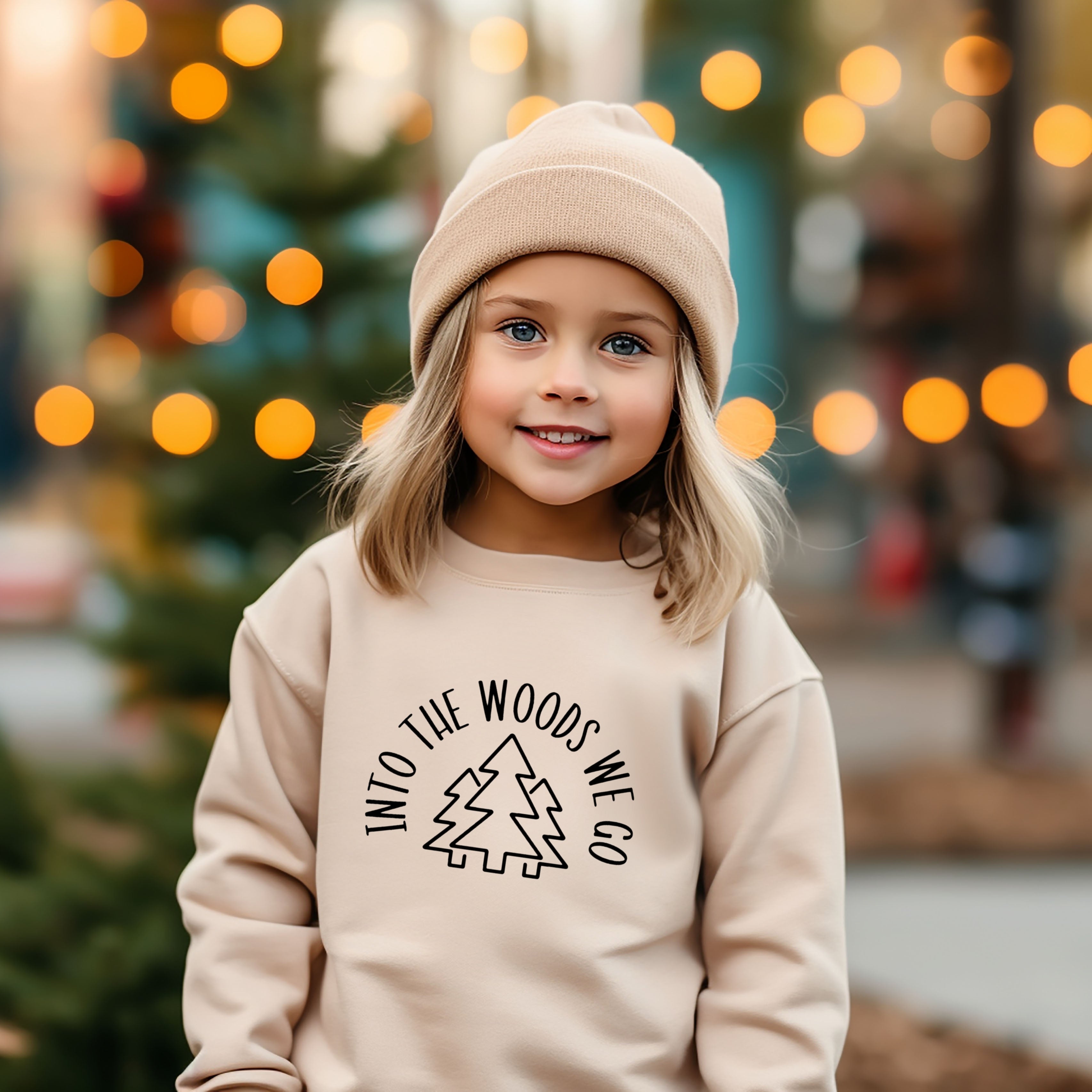 Into the woods we go- Organic cotton infant and toddler sweatshirt - Summit and Nest