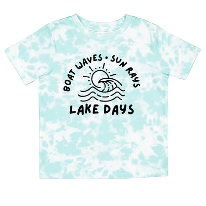 Boat waves, sun rays, lake days- Short sleeve tee and infant bodysuit - Summit and Nest