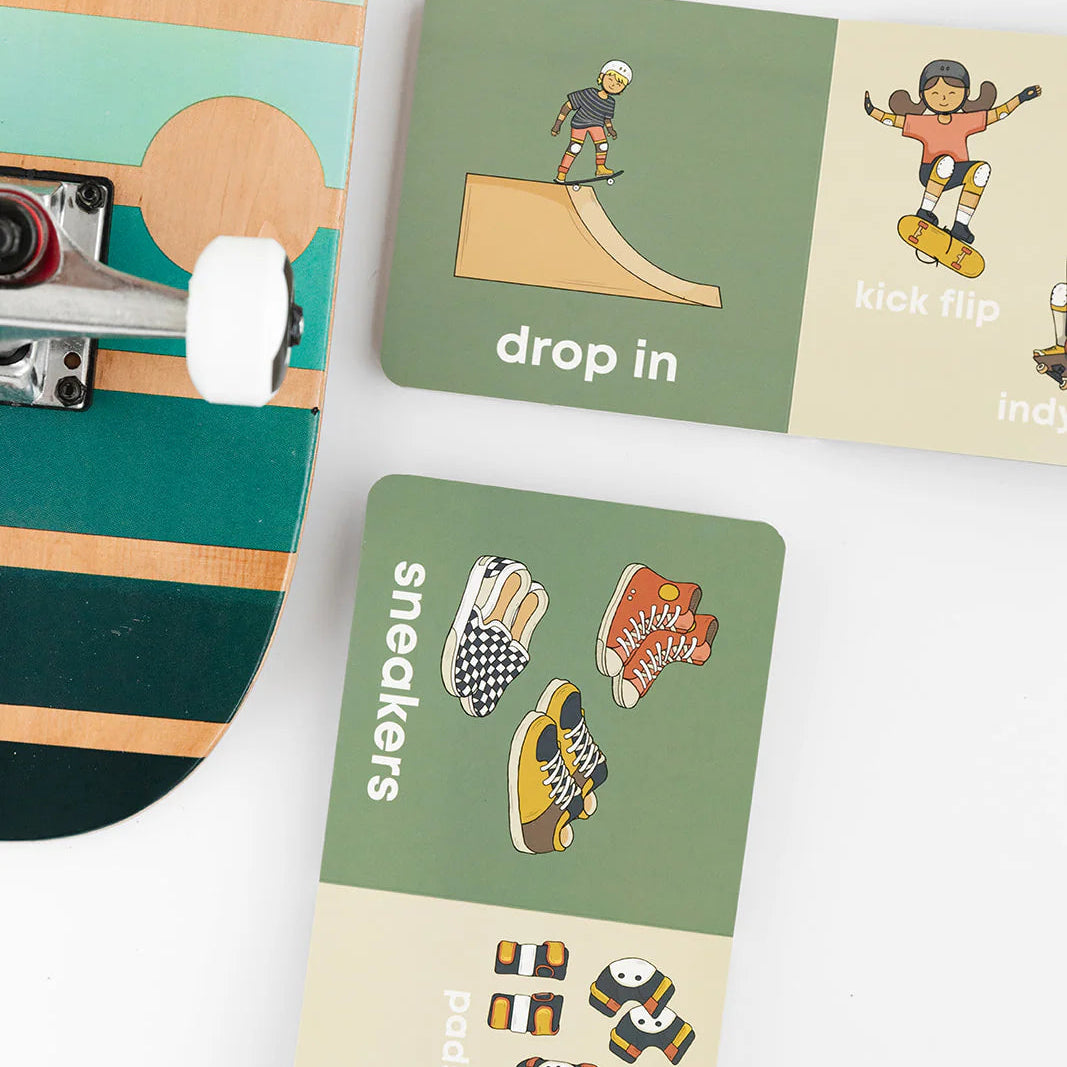 Skater Baby- Board Book - Summit and Nest