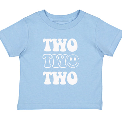 Two happy. Second birthday- Children's shirt - Summit and Nest