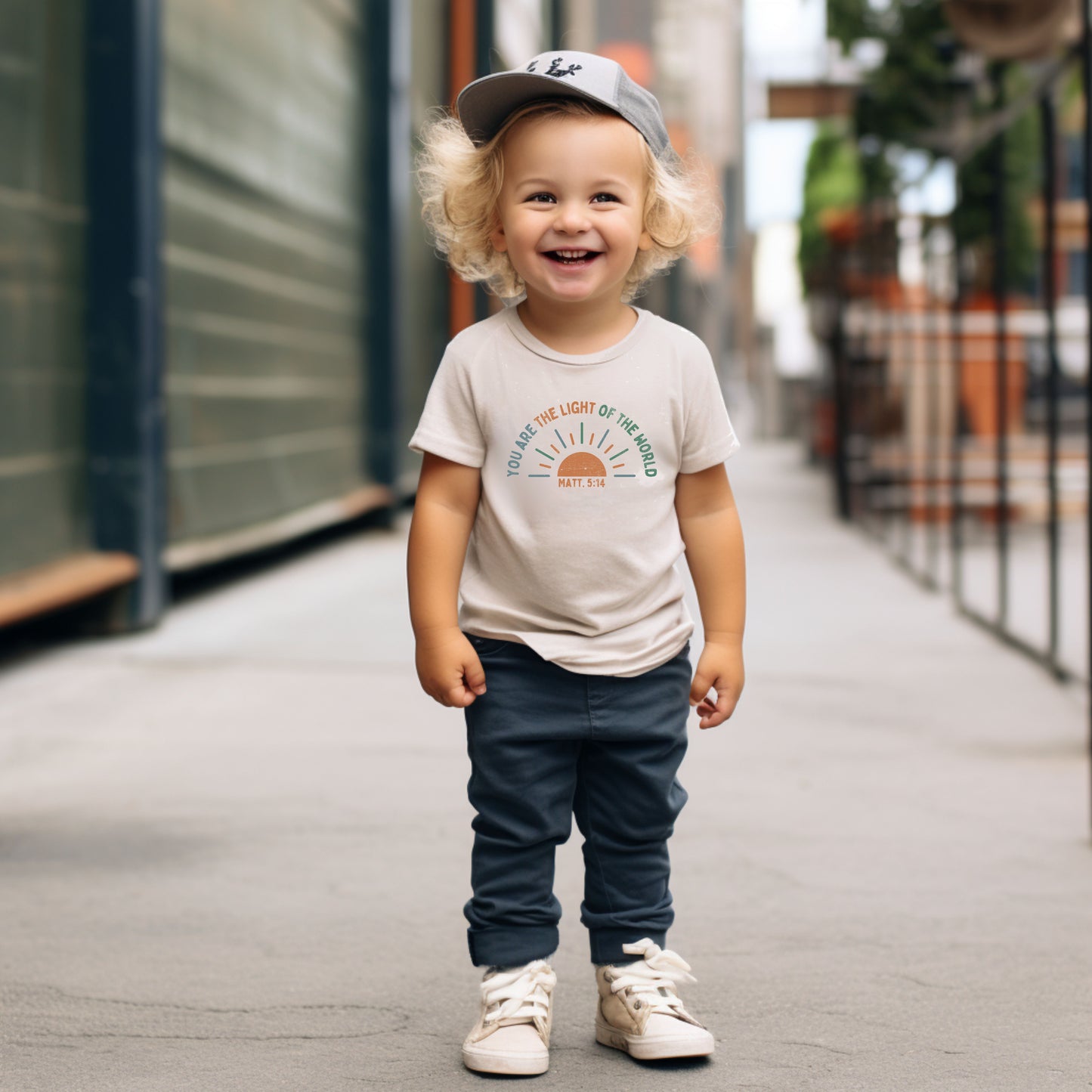 Light of the world- Short sleeve tee and infant bodysuit - Summit and Nest