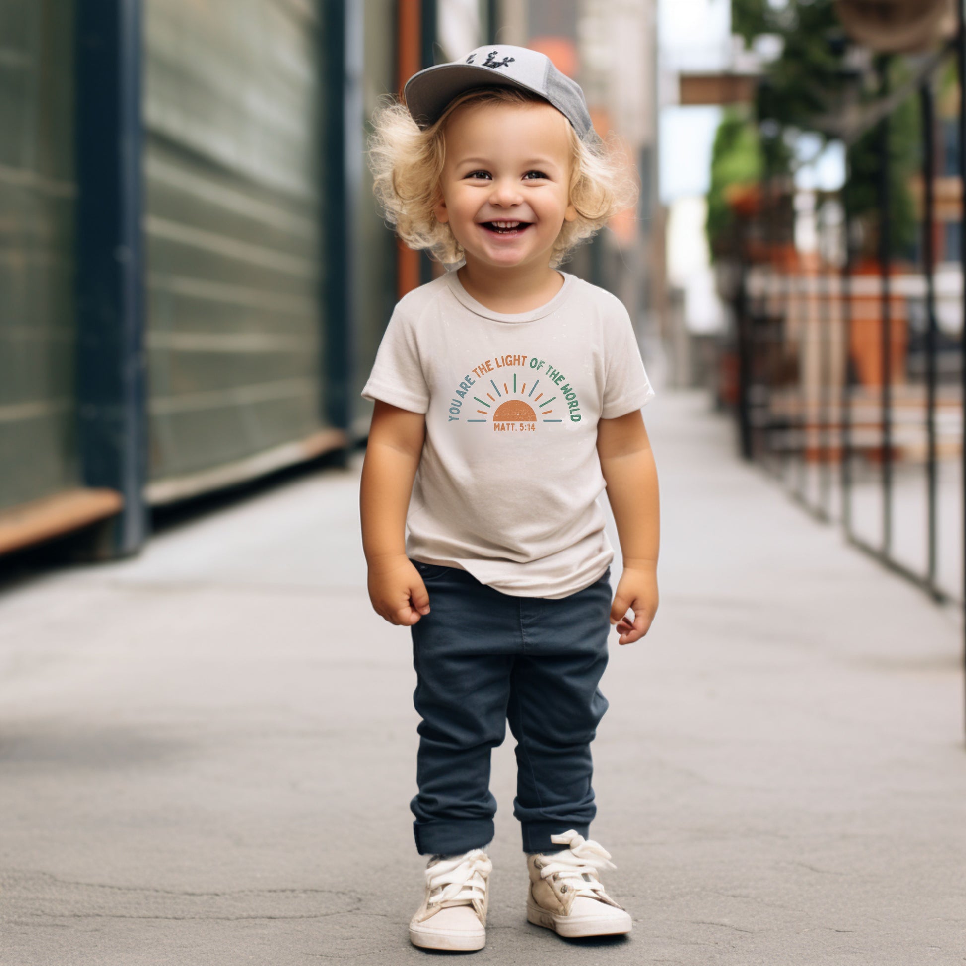 Light of the world- Short sleeve tee and infant bodysuit - Summit and Nest