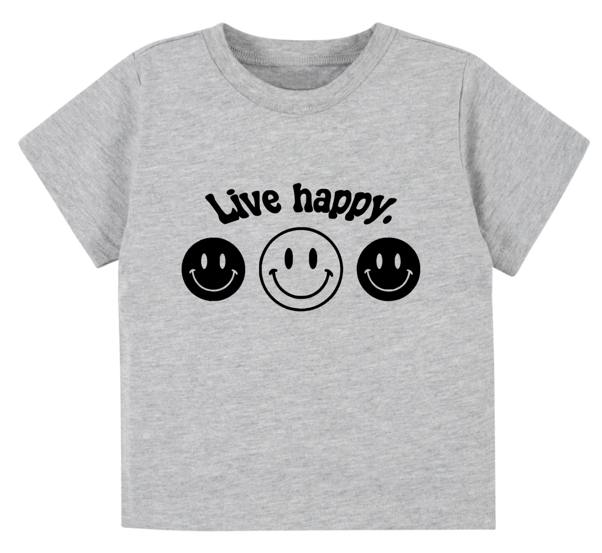 Live happy.- Children's shirt and infant bodysuit - Summit and Nest