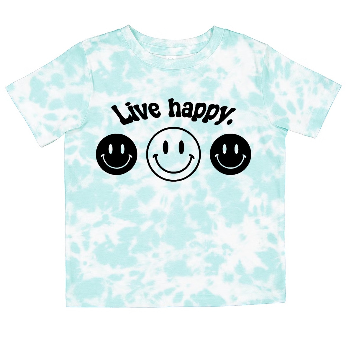 Live happy.- Children's shirt and infant bodysuit