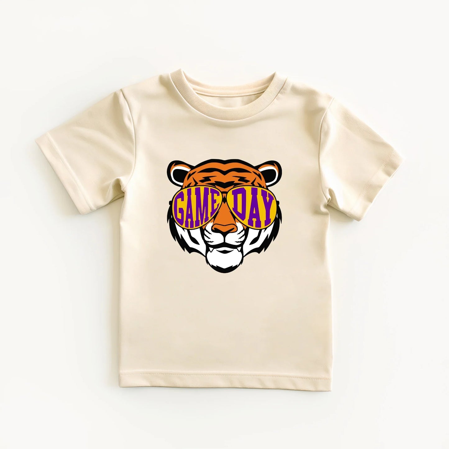 Game Day Tiger- Customized - Children's shirt and infant bodysuit - Summit and Nest