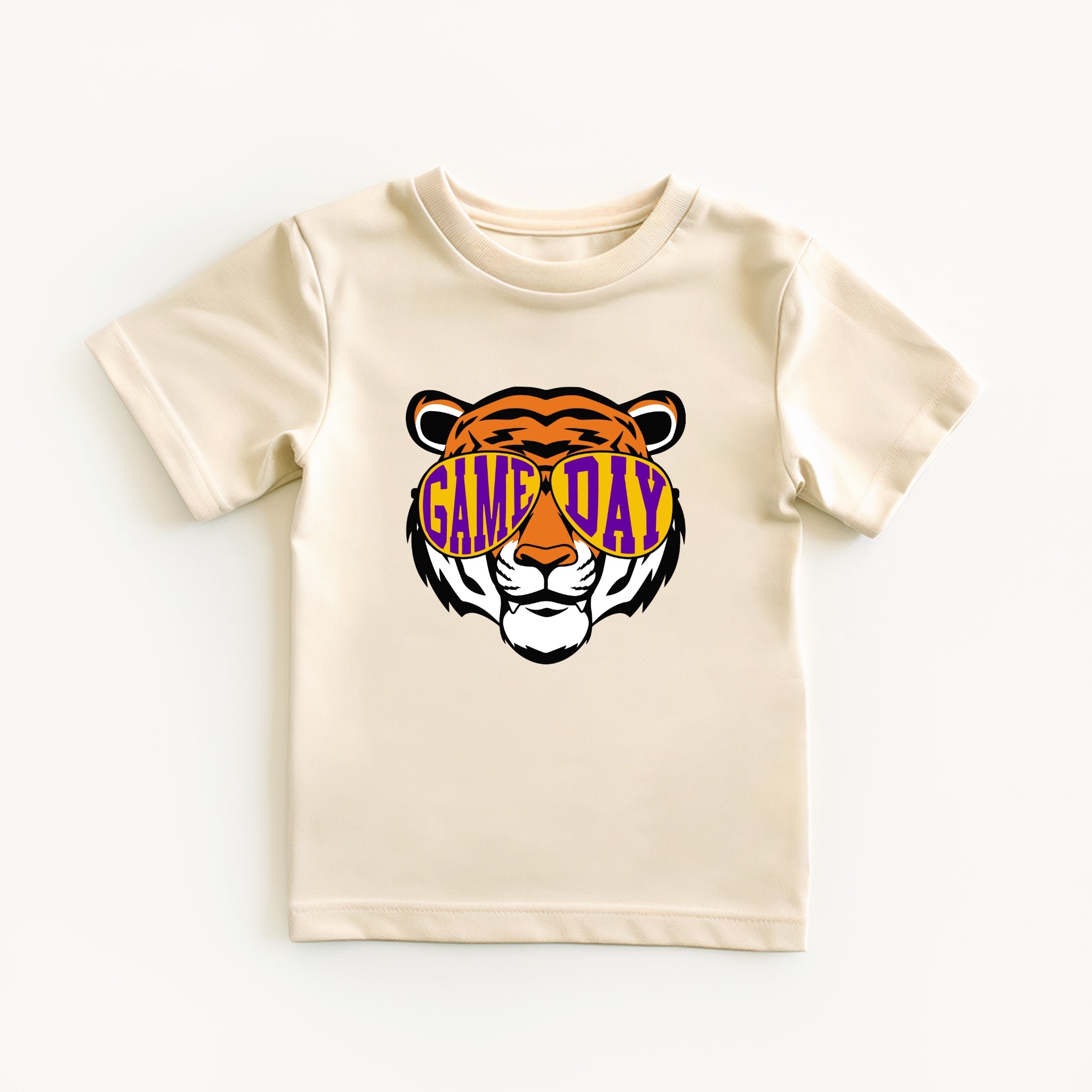 Game Day Tiger- Customized - Children's shirt and infant bodysuit - Summit and Nest