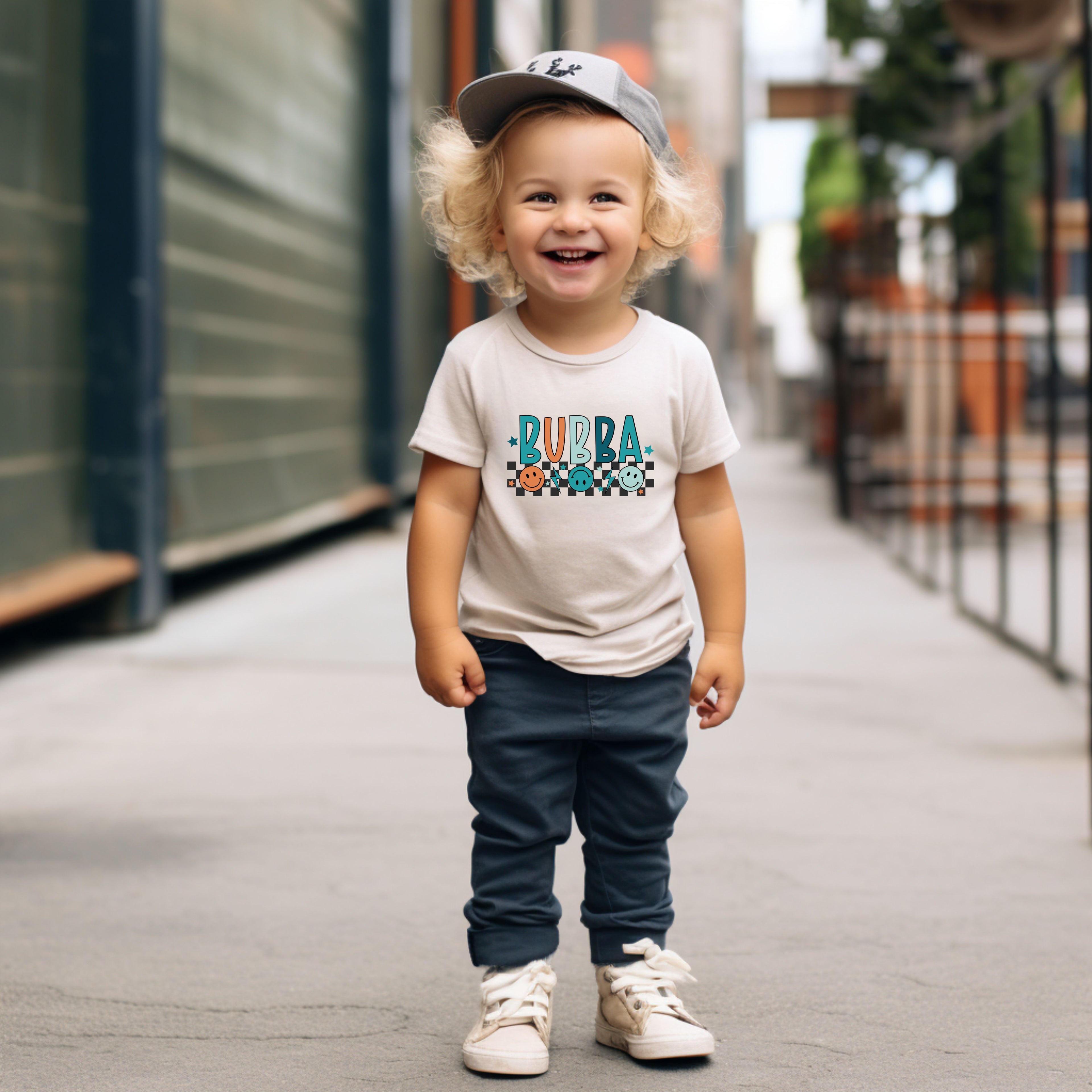 Happy bubba- Short sleeve tee and infant bodysuit - Summit and Nest