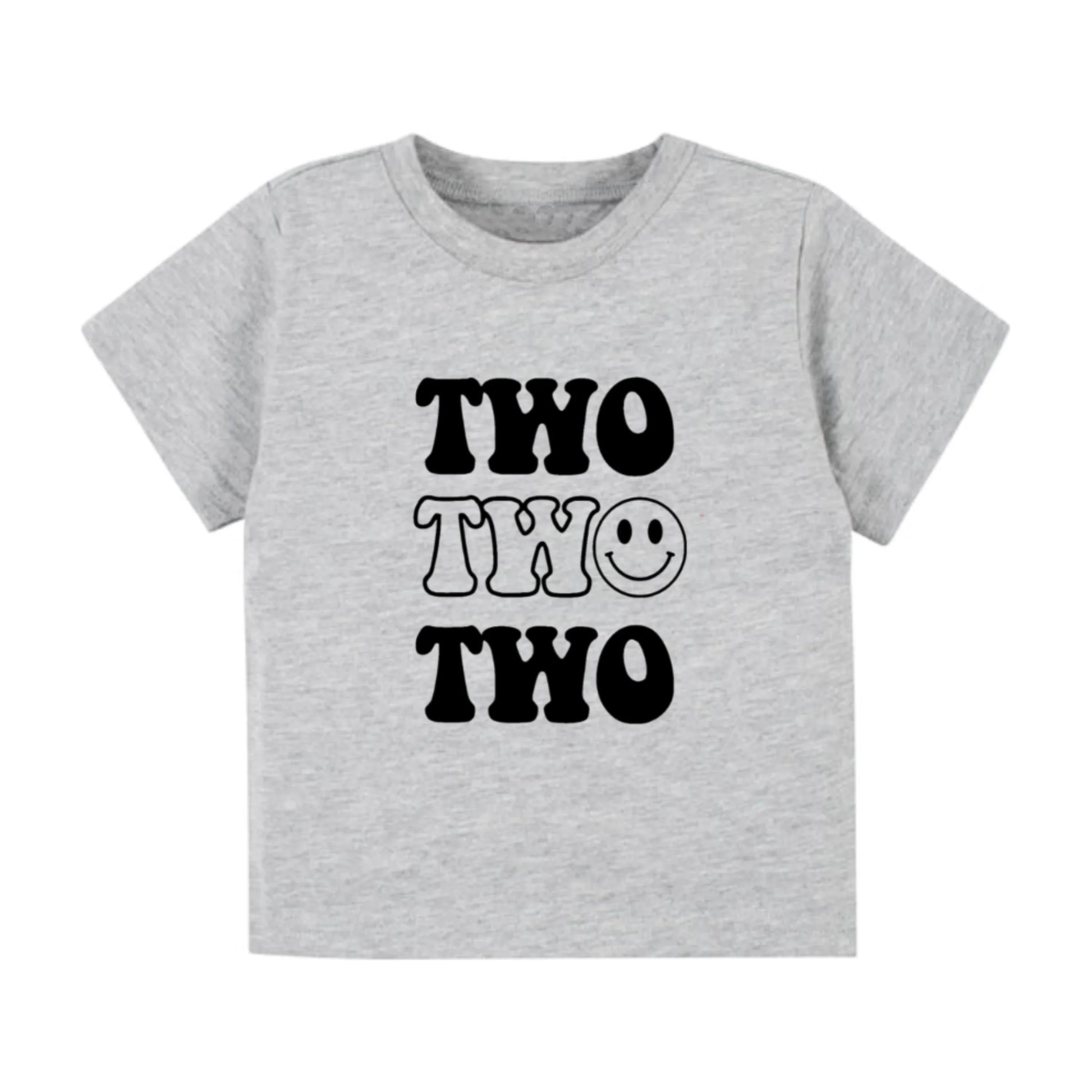 Two happy. Second birthday- Children's shirt - Summit and Nest