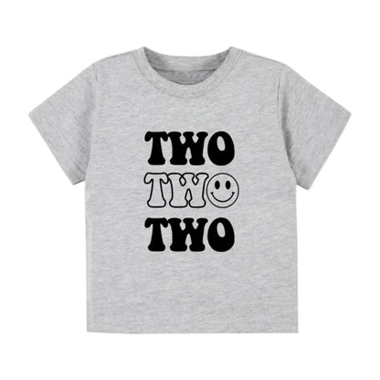 Two happy. Second birthday- Children's shirt - Summit and Nest