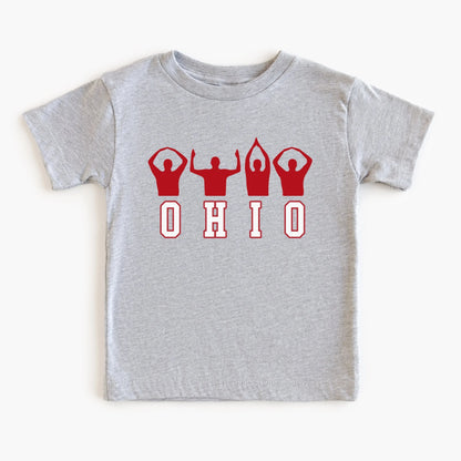 Ohio state t shirt with referee signals ohio kids