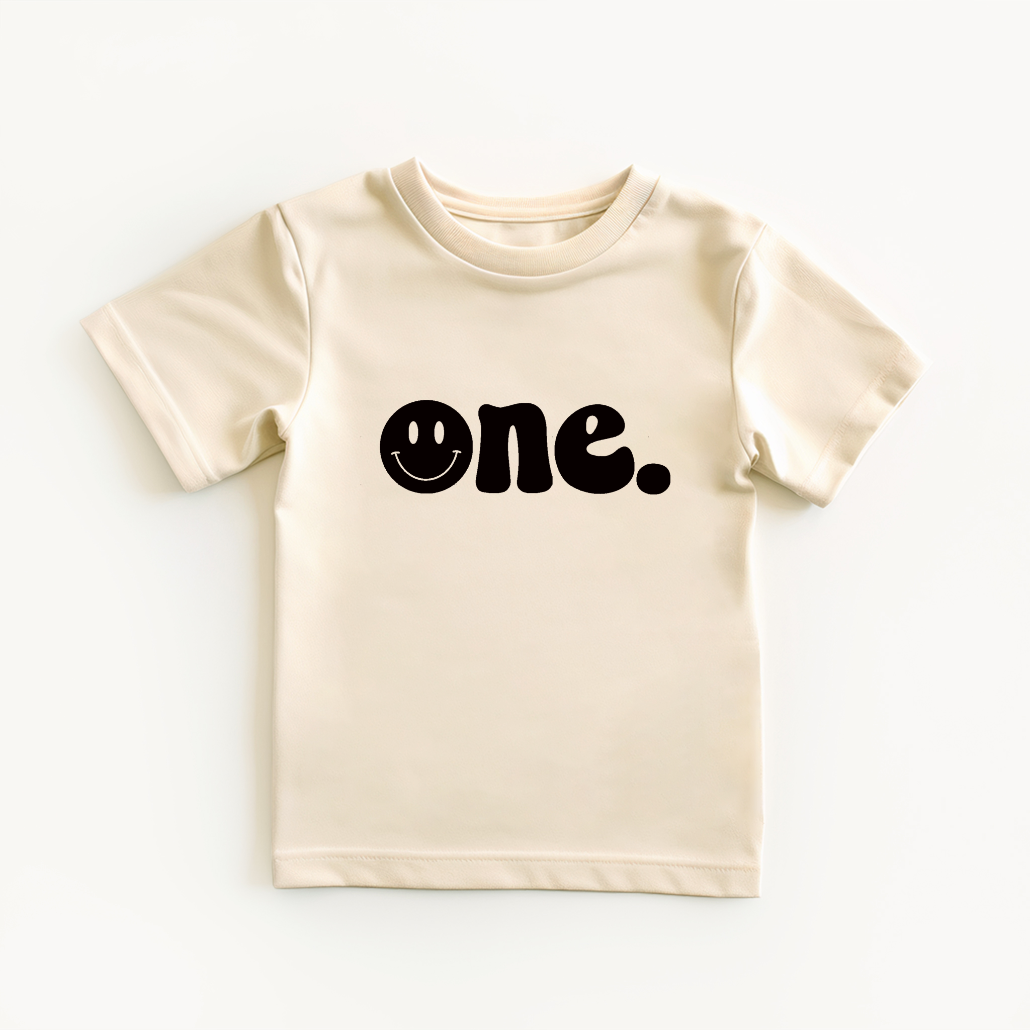 One. Smiley first birthday- Children's shirt and infant bodysuit - Summit and Nest