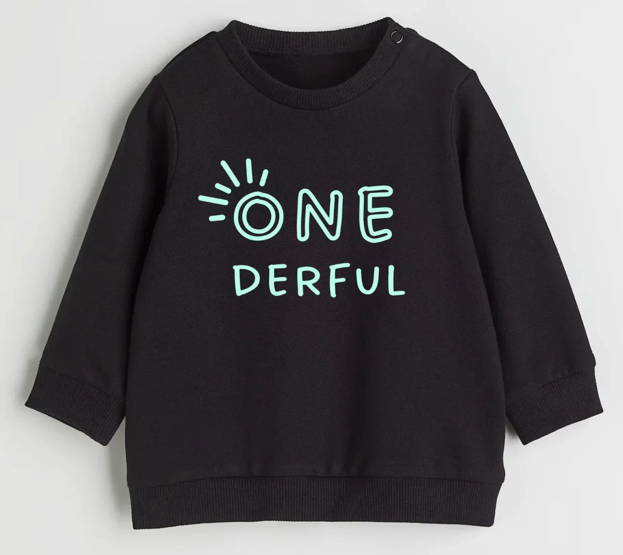 One-derful. First birthday- Organic cotton infant and toddler sweatshirt - Summit and Nest
