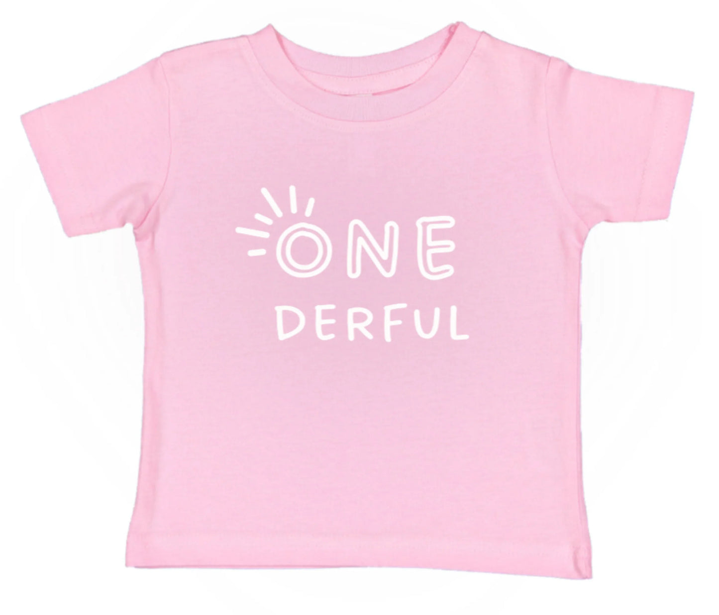 One-derful. First birthday- Children's shirt and infant bodysuit - Summit and Nest