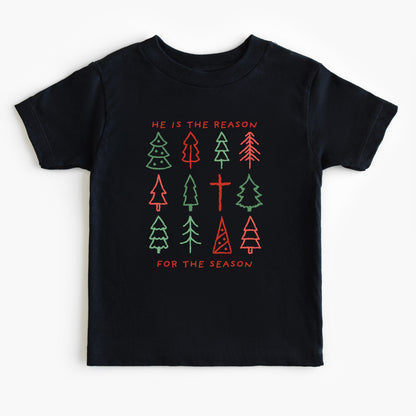 He is the reason for the season- Christmas- Children's shirt and infant bodysuit - Summit and Nest