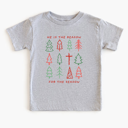 He is the reason for the season- Christmas- Children's shirt and infant bodysuit - Summit and Nest
