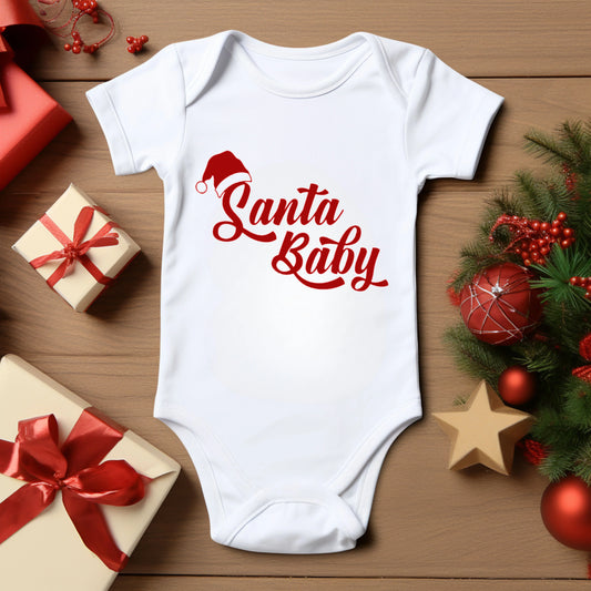 Santa baby- Children's shirt and infant bodysuit - Summit and Nest