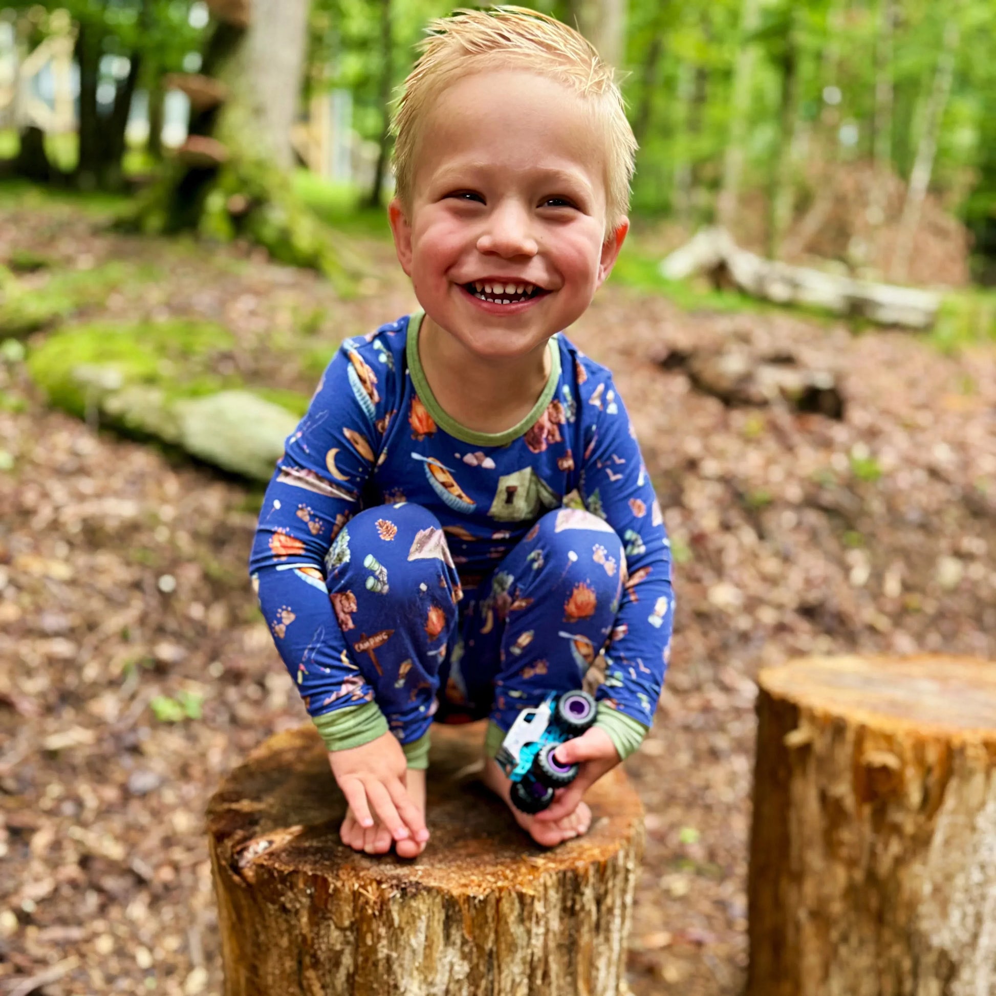 Great Smoky Mountains- Bamboo two piece pajama set- Toddler and big kid - Summit and Nest