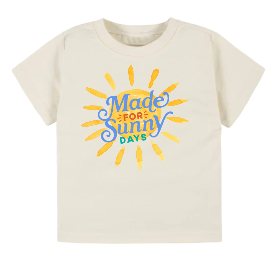 Made for sunny days- Short sleeve tee and infant bodysuit - Summit and Nest