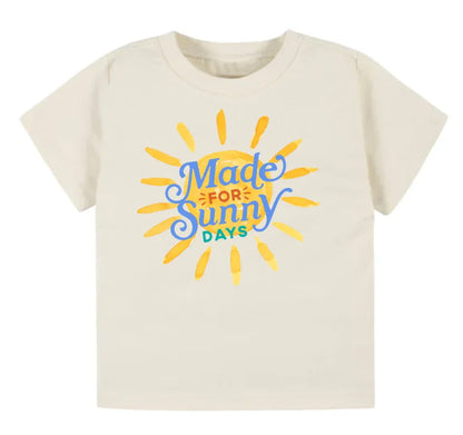 Made for sunny days- Short sleeve tee and infant bodysuit - Summit and Nest