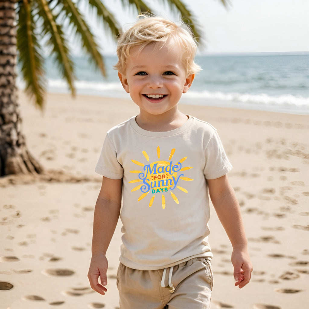 Made for sunny days- Short sleeve tee and infant bodysuit - Summit and Nest
