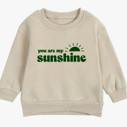 You are my sunshine- Organic cotton infant and toddler sweatshirt - Summit and Nest