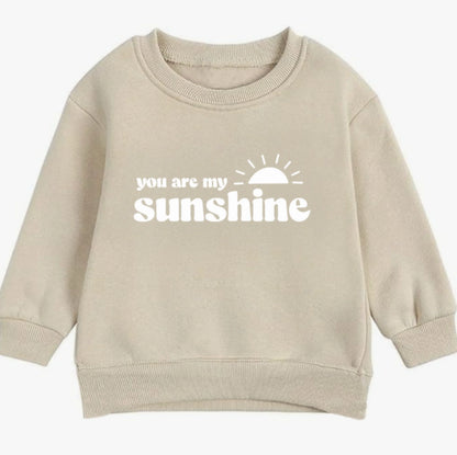 You are my sunshine- Organic cotton infant and toddler sweatshirt - Summit and Nest