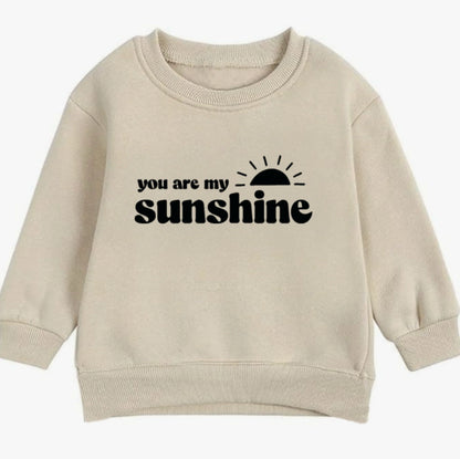 You are my sunshine- Organic cotton infant and toddler sweatshirt - Summit and Nest