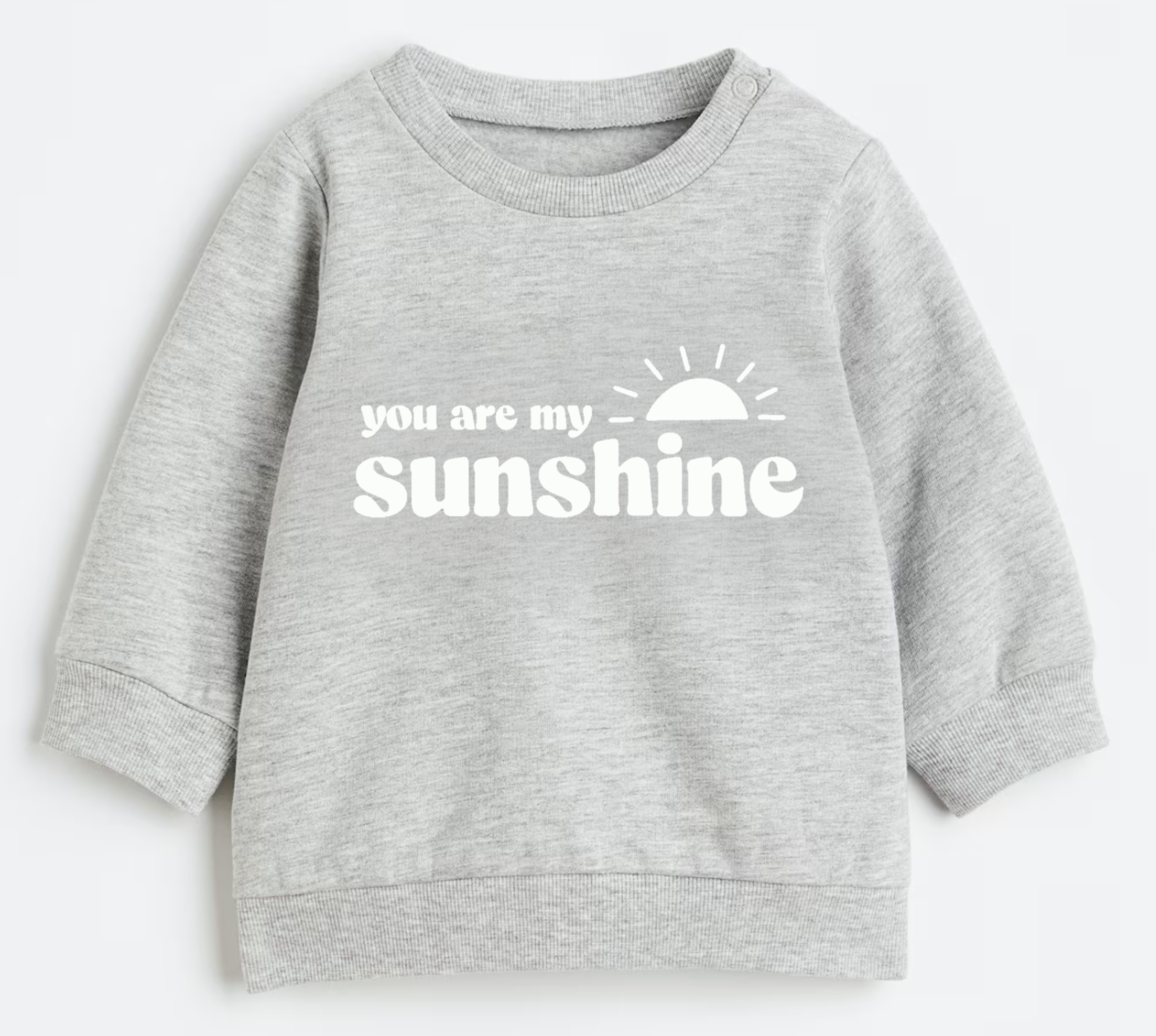 You are my sunshine- Organic cotton infant and toddler sweatshirt - Summit and Nest