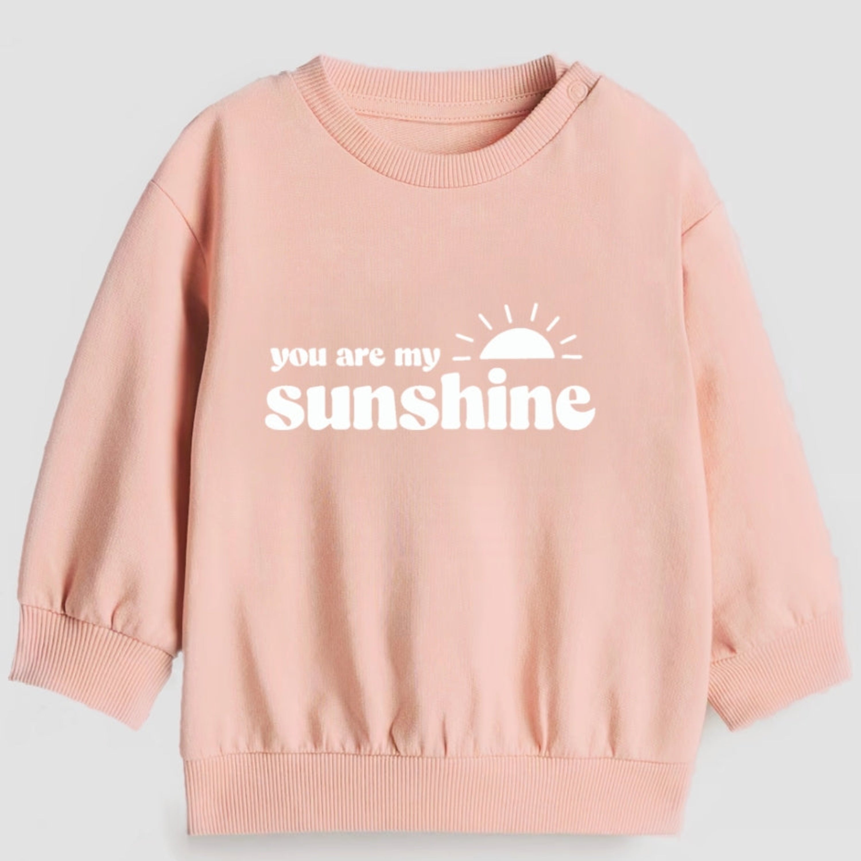 You are my sunshine- Organic cotton infant and toddler sweatshirt - Summit and Nest