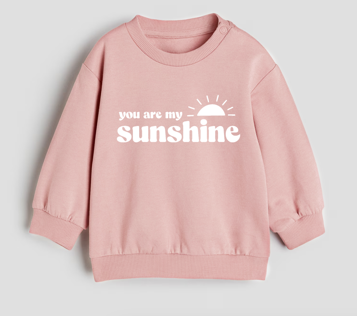 You are my sunshine- Organic cotton infant and toddler sweatshirt - Summit and Nest