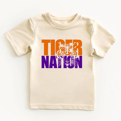 Tiger Nation (customized)- Children's shirt and infant bodysuit - Summit and Nest