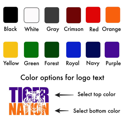 Tiger nation custom- Children's shirt and infant bodysuit - Summit and Nest