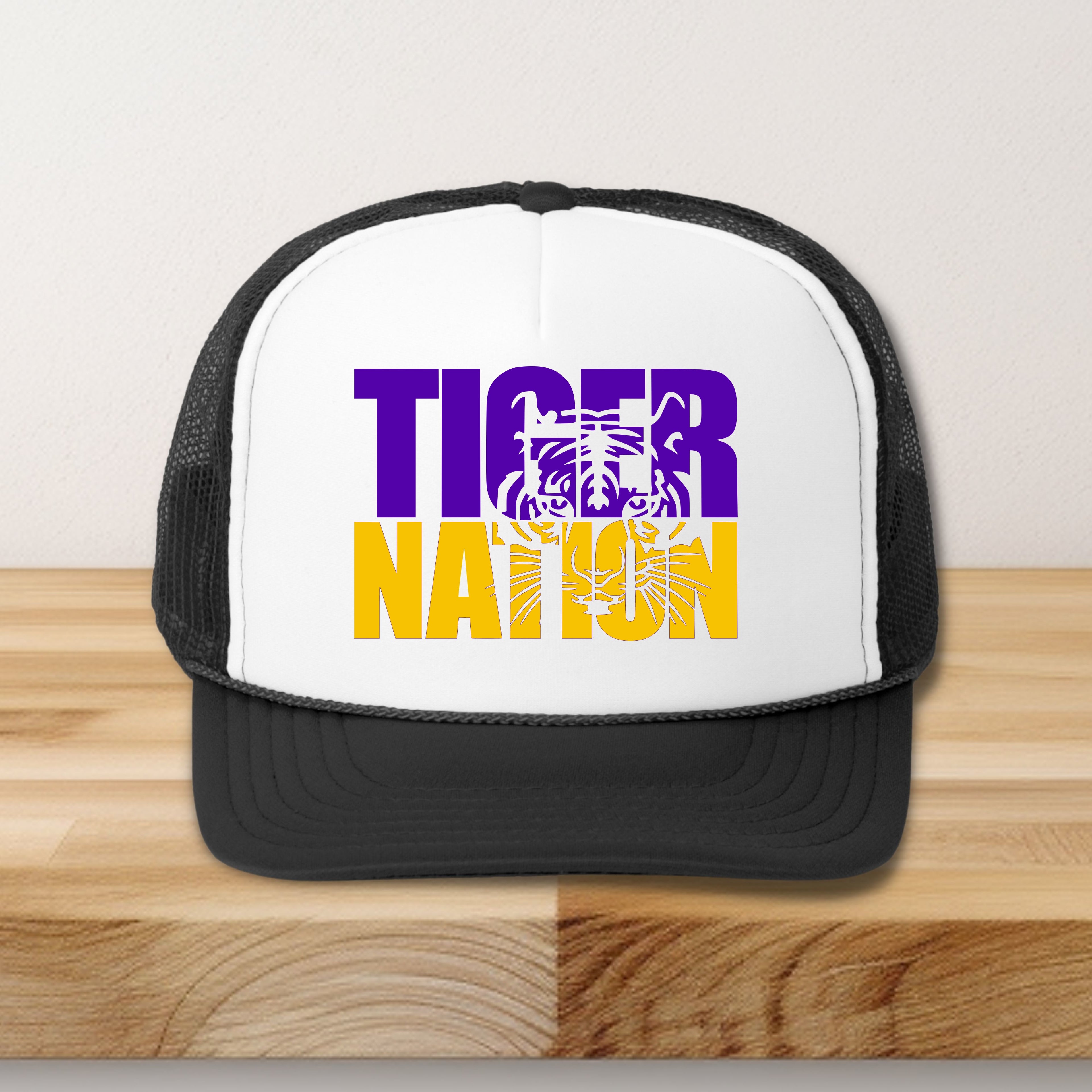 Tiger Nation- LSU- Kids trucker baseball hat - Summit and Nest