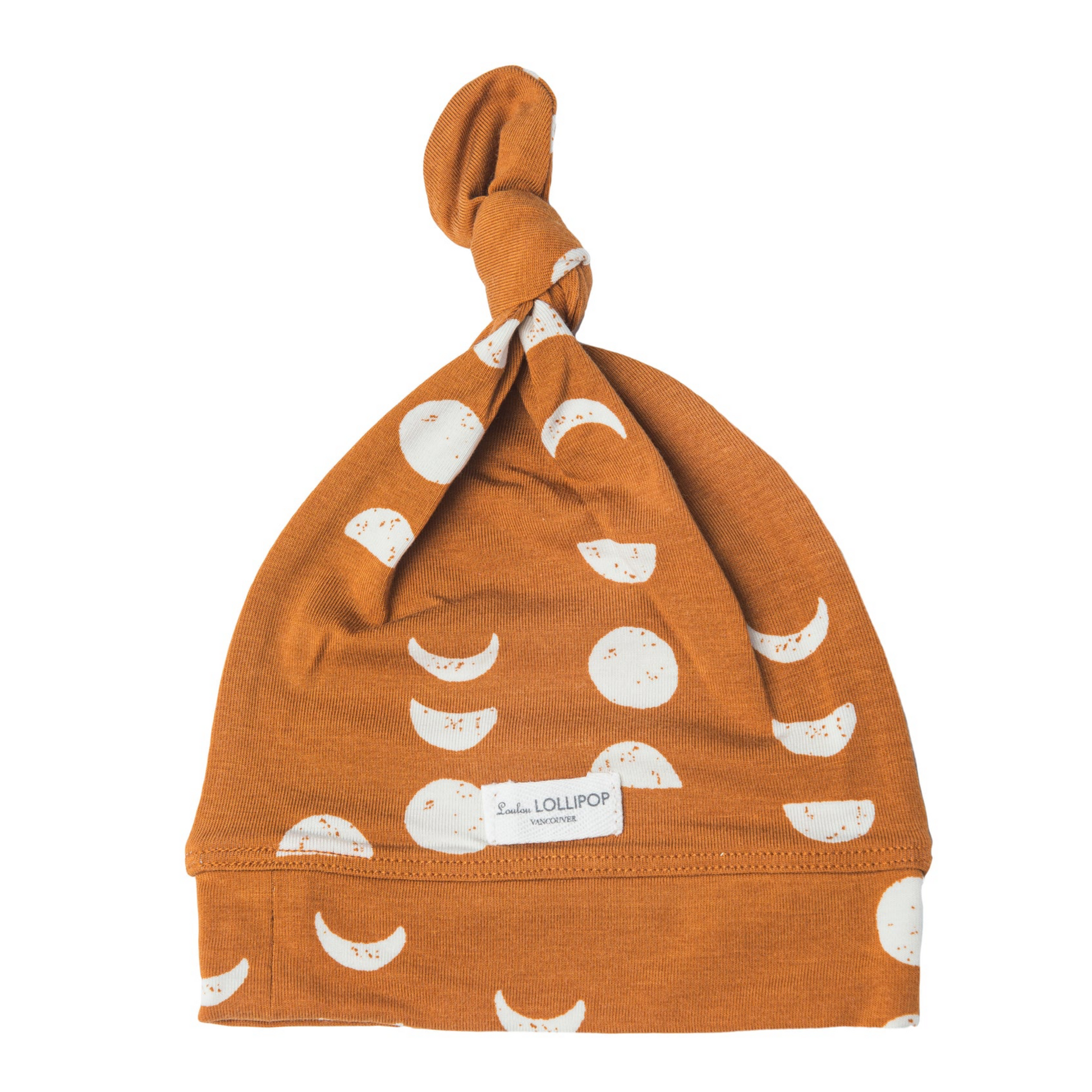 Top-Knot Beanie- Moons - Summit and Nest