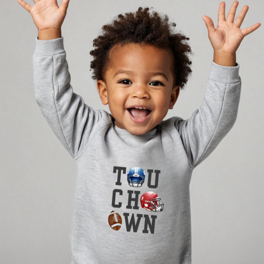 Touchdown- Organic cotton infant and toddler sweatshirt - Summit and Nest