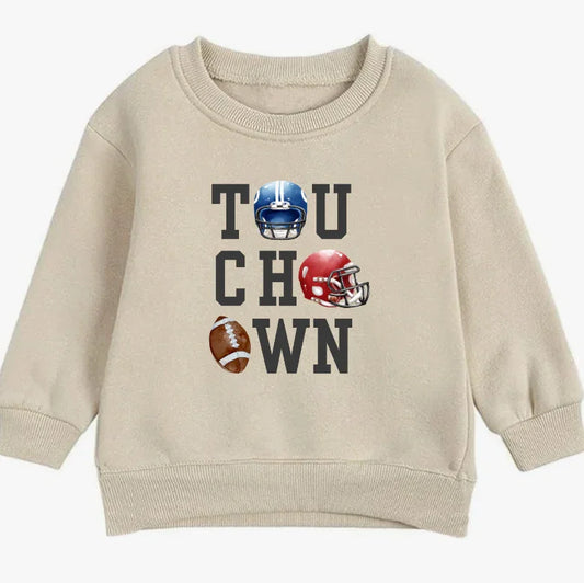 Touchdown- Organic cotton infant and toddler sweatshirt - Summit and Nest