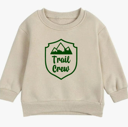 Trail crew- Organic cotton infant and toddler sweatshirt - Summit and Nest