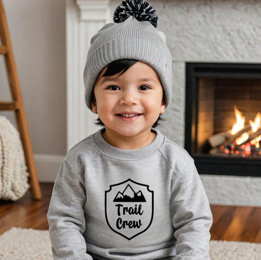 Trail crew- Organic cotton infant and toddler sweatshirt - Summit and Nest