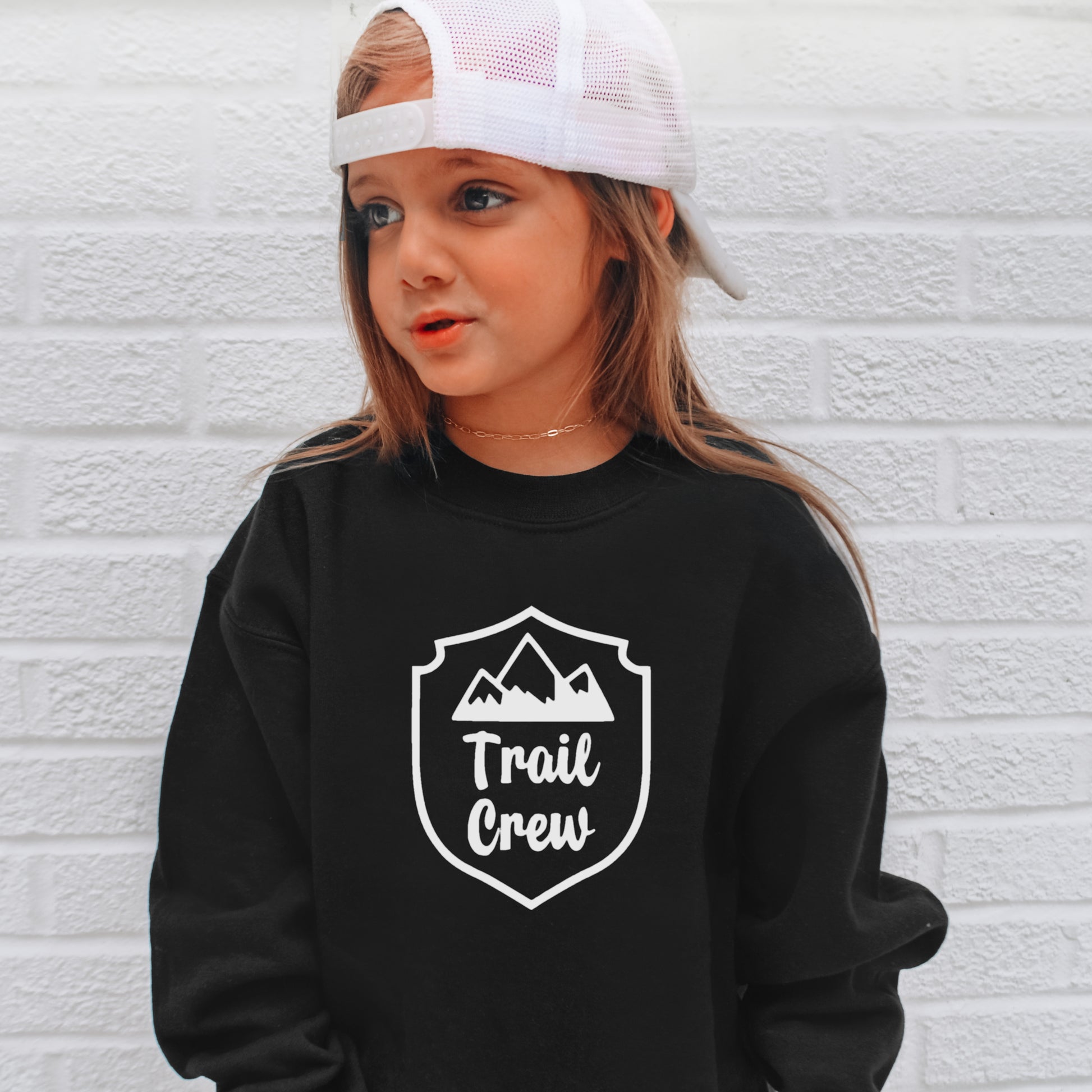 Trail crew- Organic cotton infant and toddler sweatshirt - Summit and Nest