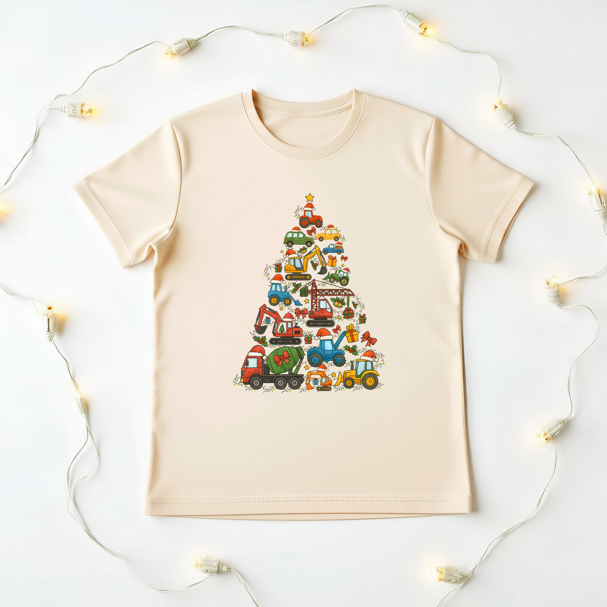 Truck tree- Christmas- Children's shirt and infant bodysuit - Summit and Nest